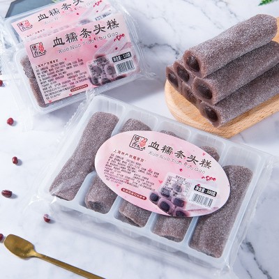 老上海特产条头糕300g 麻薯红豆糯米团即食糕点点心 厂家 直销批发图3