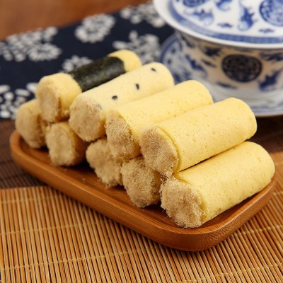 澳门特产手信传统糕点心小零食饼干批发整箱澳门福礼紫菜蛋卷225g图3