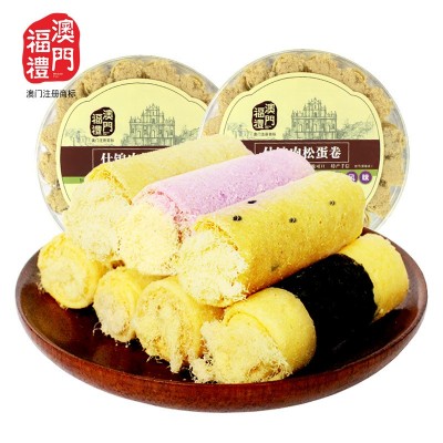 澳门特产手信传统糕点心小零食饼干批发整箱澳门福礼紫菜蛋卷225g图5