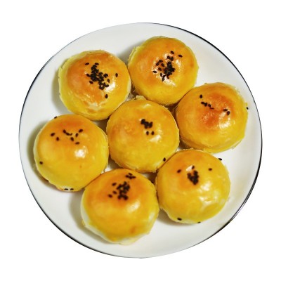 网红零食休闲糕点小吃广西海鸭蛋红豆味海鸭蛋黄酥礼盒装55 g*6 枚图5