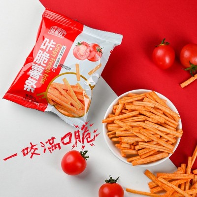 每家旺咔脆薯条20g/袋独立包装办公室膨化休闲零食品批发量大可谈图2