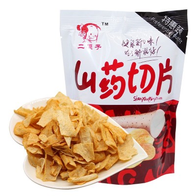 二嘎子山药片 70克/袋 办公室零食膨化小食品图5