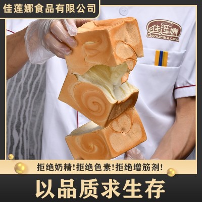 【佳莲娜415G手撕面包*10个/箱】面包店学校代餐吐司美团抖音带货图3