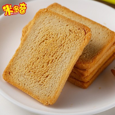 米多奇烤香馍片烤馍片粗粮饱腹充饥散装整箱馍片馍丁饼干零食批发图2