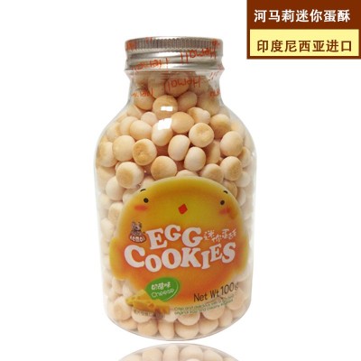 河马莉 进口迷你蛋酥 小馒头 奶豆宝宝零食辅食图2