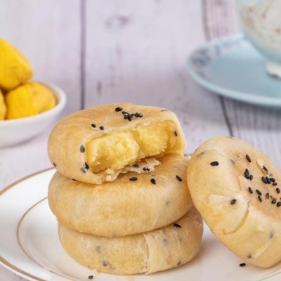 工厂批发皮薄新鲜真纯手工酥皮板栗饼传统老式糕点4盒办公室点心图4