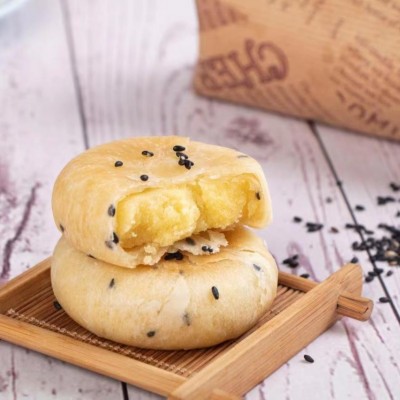 工厂批发皮薄新鲜真纯手工酥皮板栗饼传统老式糕点4盒办公室点心图5