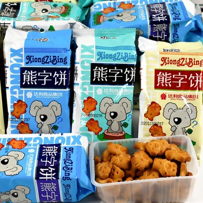 达利园好吃点小熊字饼干115g小包装怀旧儿童网红零食小吃休闲食品图2