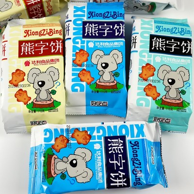 达利园好吃点小熊字饼干115g小包装怀旧儿童网红零食小吃休闲食品图4