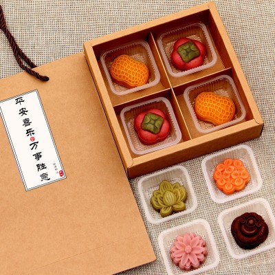 绿豆糕和果子糕点冰糕中式传统茶点心订婚结婚喜饼伴手礼盒装批发图5