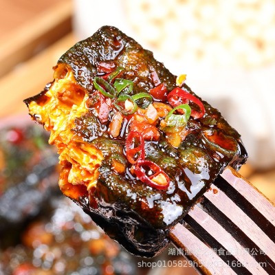 渔米之湘臭豆腐盒装 湖南长沙口味 24g*20包 香辣孜然味 一件代发图2