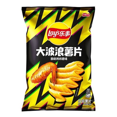 乐事薯片大波浪70克烤翅原味辛辣便宜批发商超同款办公室零食小吃图3