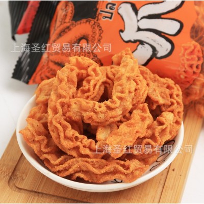 辈儿香 八爪烧麻辣味酱爆肉味网红怀旧休闲膨化食品解馋追剧零食图2