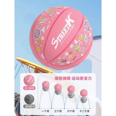 批发儿童篮球3号4号5号7号幼儿园橡胶蓝球高弹耐磨学生比赛训练图4