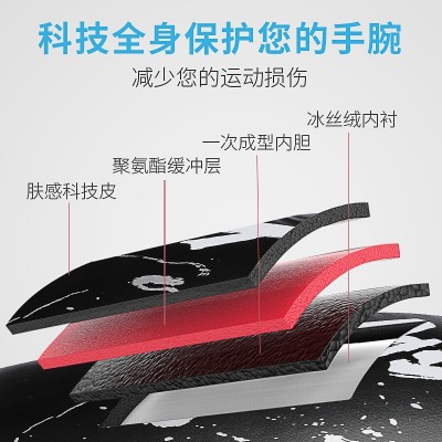爱倍健源头工厂拳击手套 专业成人散打搏击比赛训练手套拳击手套图4