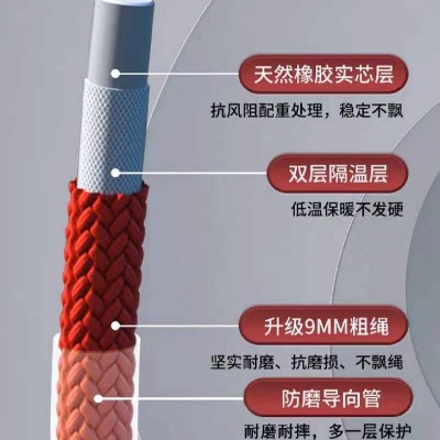 厂家批发多人跳绳长跳绳5米7米10米集体大跳绳学生娱乐团体跳大绳图3