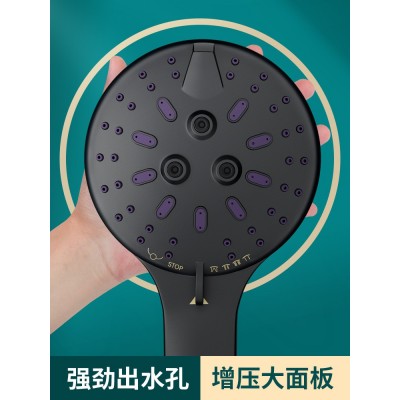 增压花洒喷头喷枪手持花洒浴室洗澡淋浴莲蓬头神器家用淋浴器配件图3