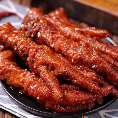 味滋源虎皮凤爪200g/袋 办公休闲零食小吃鸡爪子即食辣卤味熟食品图2