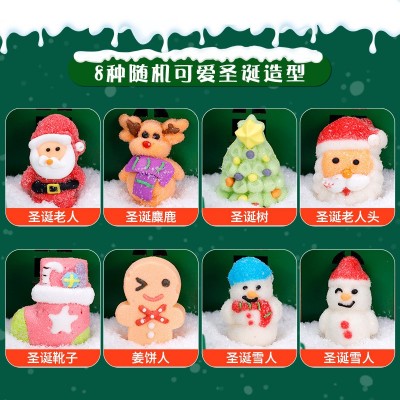 圣诞糖果卡通棉花糖多款圣诞节棒棒糖网红零食平安夜节日礼物批发图5