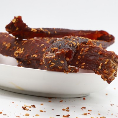 四川牛肉同类手撕风干猪肉干500g散装摆摊小吃麻辣猪肉脯肉条零食图4