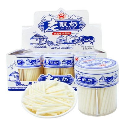 老酸奶吸管糖吸吸乐儿童棒棒糖休闲食品8090怀旧零食糖果大量批发图4