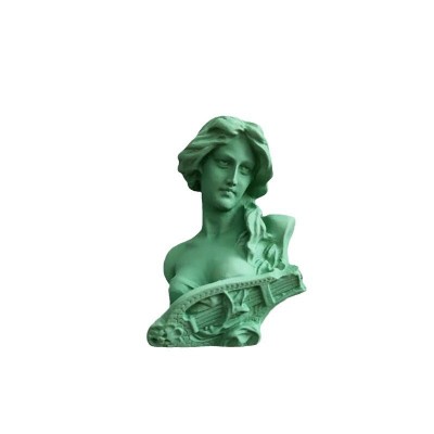 古典琴女莫兰迪色经典雕塑北欧创意立体树脂冰箱贴旅游厂家批发图4