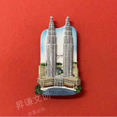新款世界各国旅游景点立体树脂磁性冰箱贴旅游纪念品厂家图4