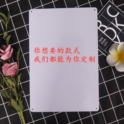 欧美复古铁皮画家居酒吧餐厅墙壁铁艺装饰品厂家直销定制标示挂牌图3