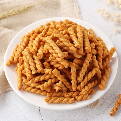 卧龙手工小麻花280g多口味网红小辫散装批发休闲零食香酥咪批发图2