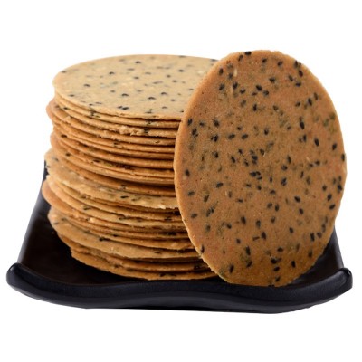 【买1送1】铁棍山药芝麻薄酥脆烤瓦片粗粮煎饼干零食无蔗糖年年宏图4