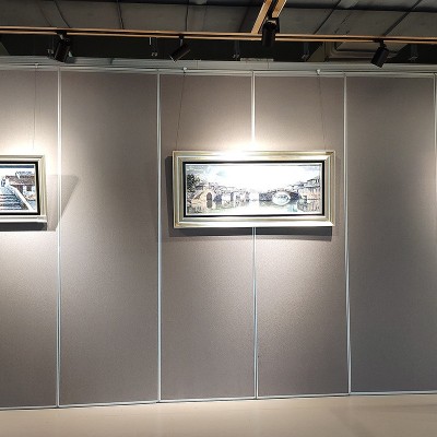 画展活动展板 厂家供应美术作品书法摄影展览板移动展会屏 风隔断 1平方米图5
